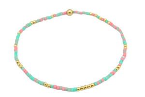COLORFUL 4 | Colorful Beads with 14K gold Filled Beads Bracelets