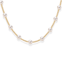 Bara | Gold Filled Beaded Necklace with Pearls - Bara Boheme