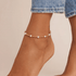 Bara Pearl Beaded Anklet - Bara Boheme