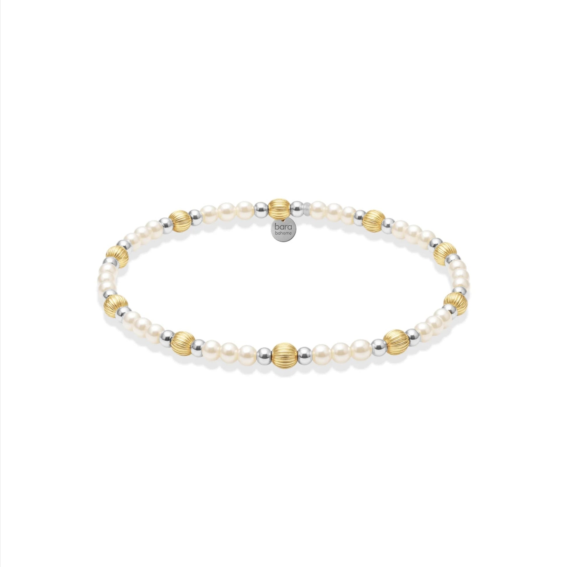 Basel Pearl Beaded Bracelet - Bara Boheme