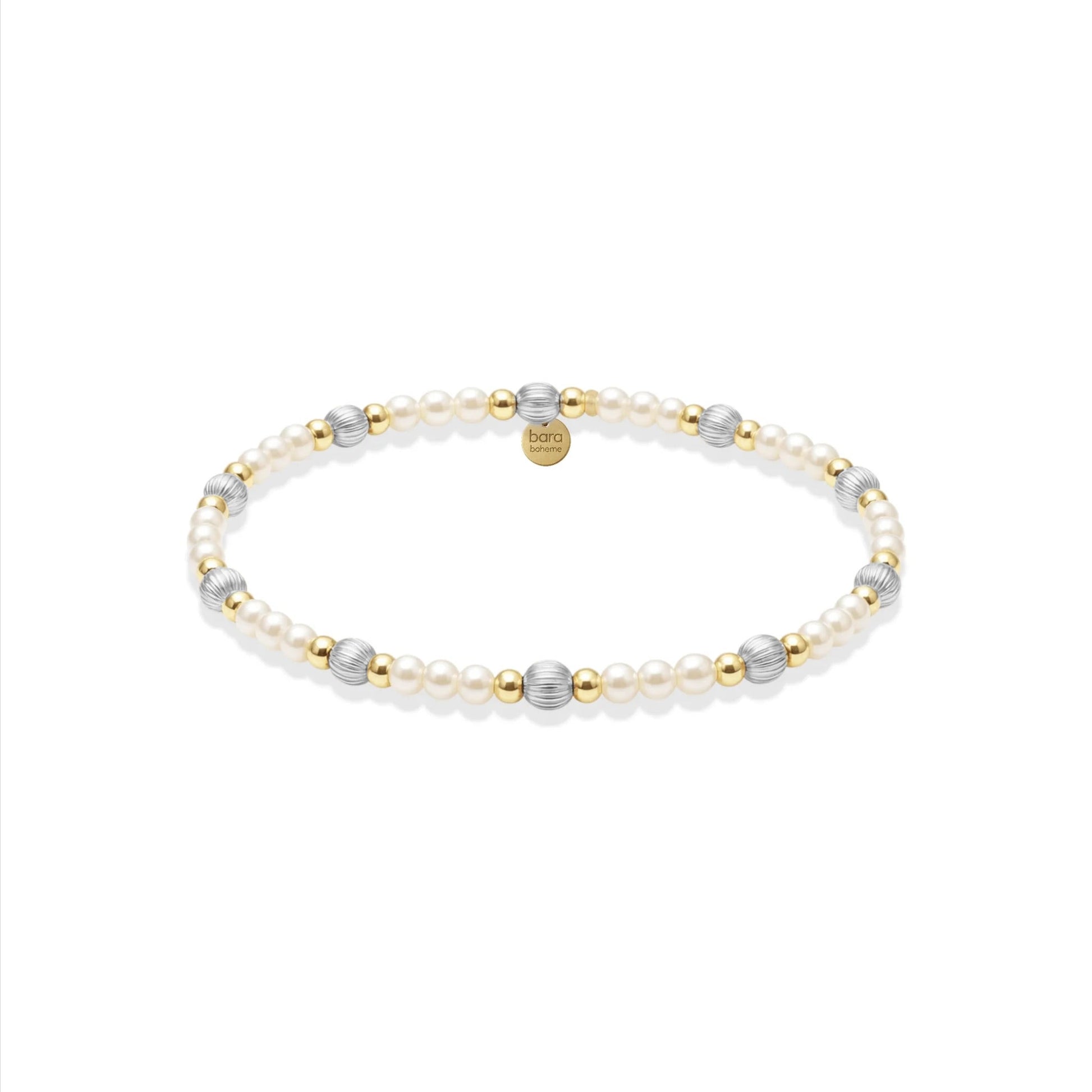 Basel Pearl Beaded Bracelet - Bara Boheme
