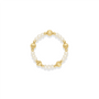 Basel Pearl Beaded Stretchy Ring - Bara Boheme