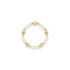 Basel Pearl Beaded Stretchy Ring - Bara Boheme