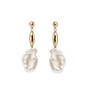 Bella Pearl Gold Filled Earrings - Bara Boheme