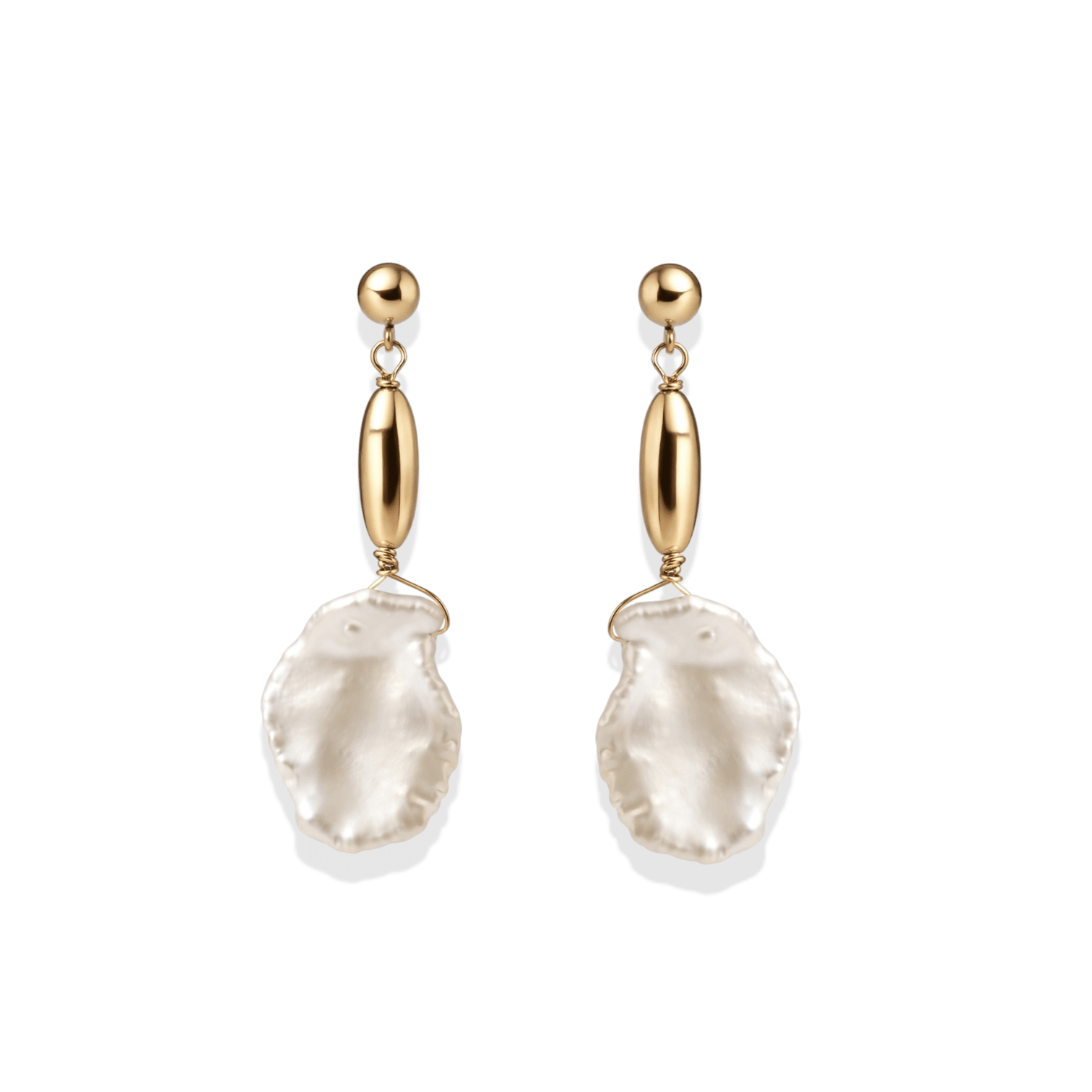 Bella Pearl Gold Filled Earrings - Bara Boheme