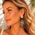 Bellissima Mosaic Drop Earrings - Bara Boheme