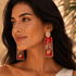 Bellissima Mosaic Drop Earrings - Bara Boheme