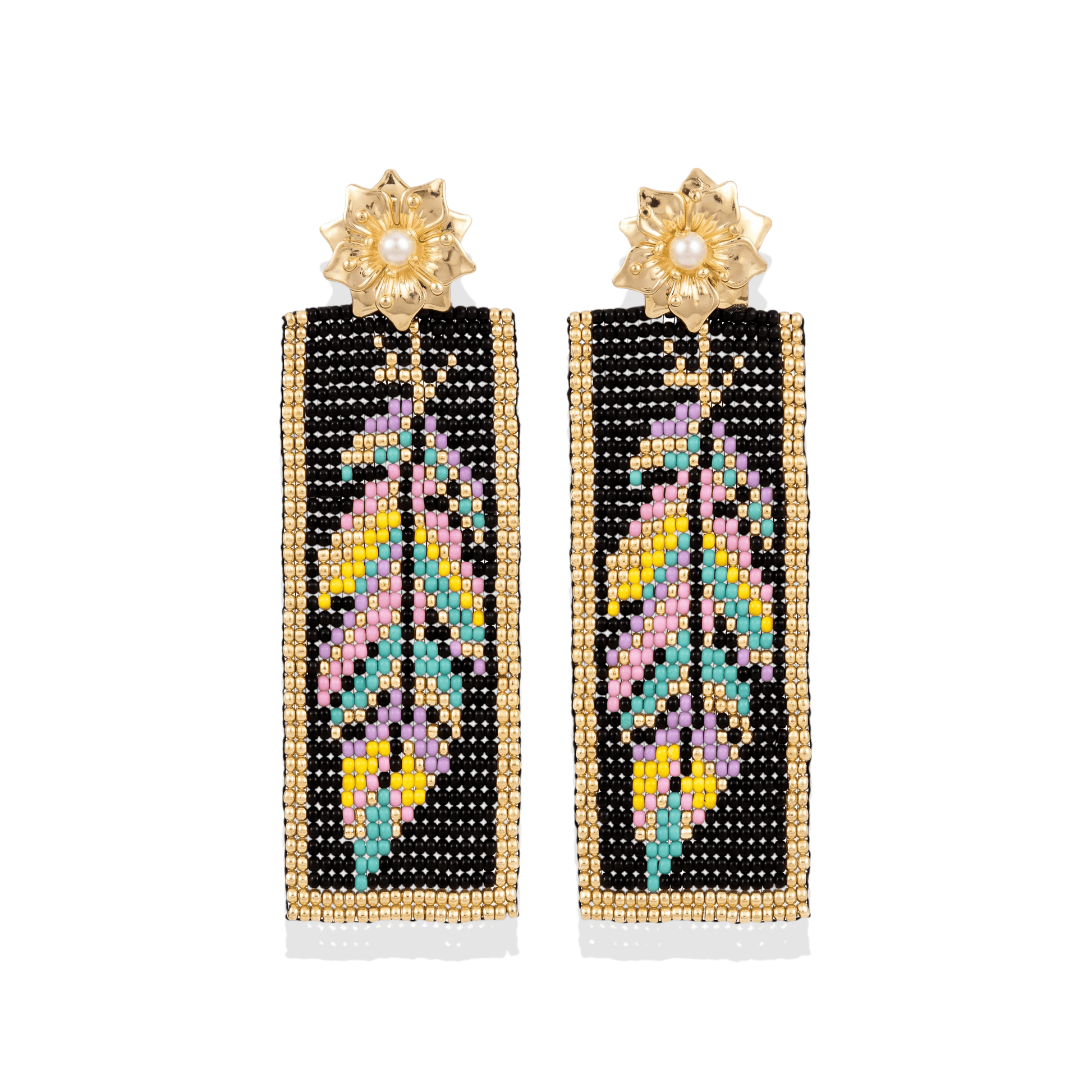 Bellissima Mosaic Drop Earrings - Bara Boheme