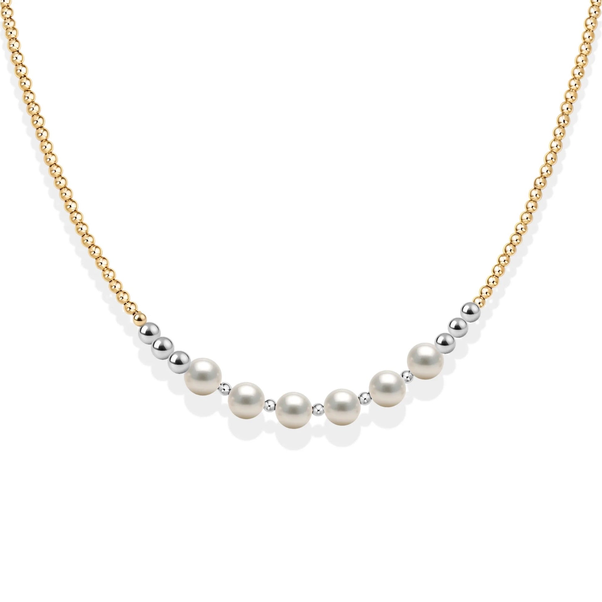 Berkley Pearl Beaded Necklace - Bara Boheme