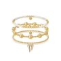 Beverly Hills | Gold Filled Beaded Bracelet Stack - Bara Boheme