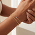 Birthstone Beaded Bracelet Stack – April - Bara Boheme