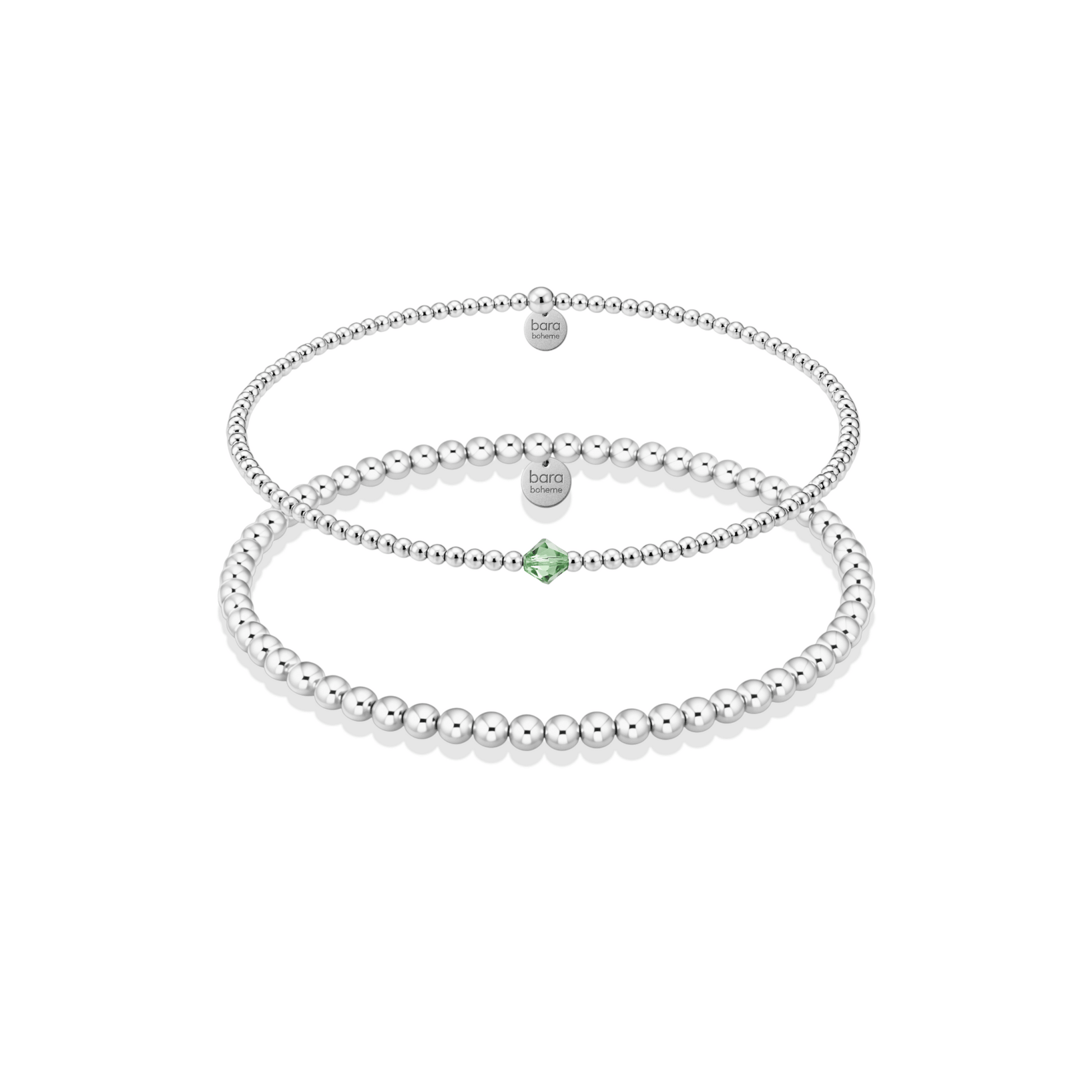 Birthstone Beaded Bracelet Stack – August - Bara Boheme