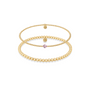 Birthstone Beaded Bracelet Stack – February - Bara Boheme