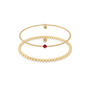 Birthstone Beaded Bracelet Stack – July - Bara Boheme