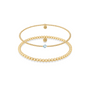 Birthstone Beaded Bracelet Stack – March - Bara Boheme