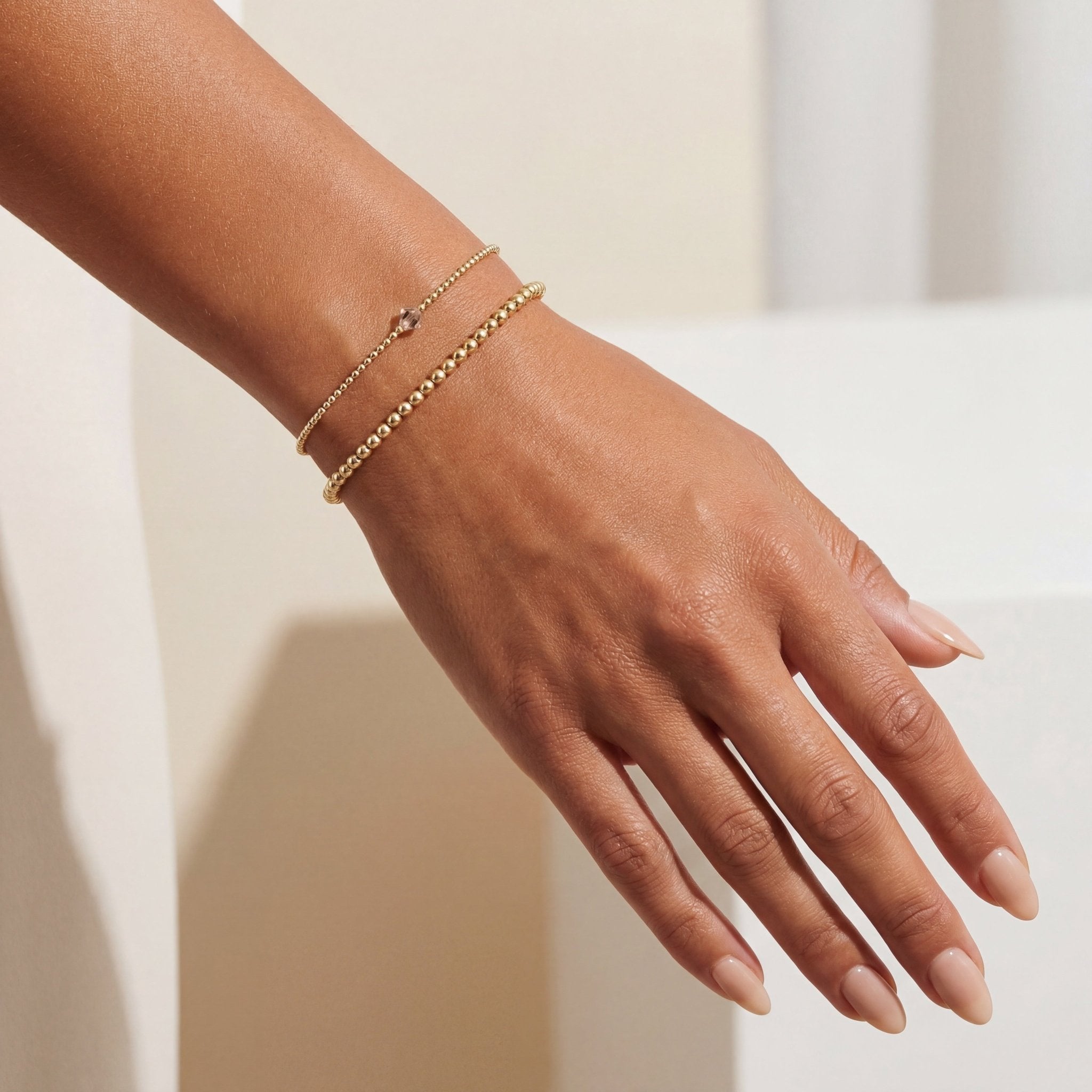 Birthstone Beaded Bracelet Stack – November - Bara Boheme