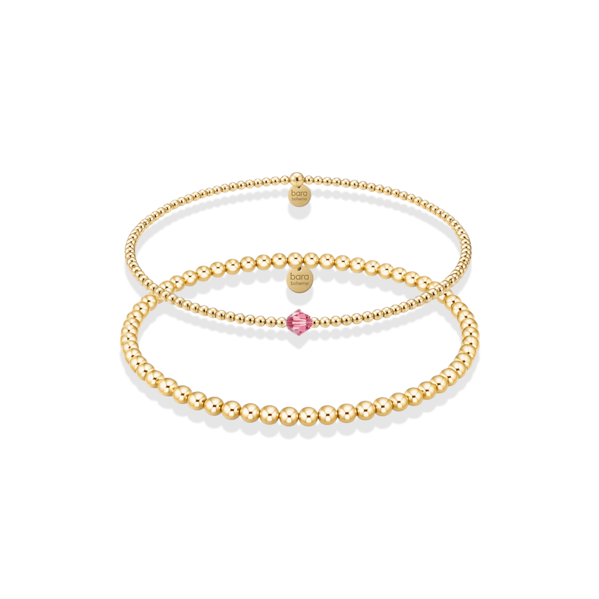 Birthstone Beaded Bracelet Stack – October - Bara Boheme