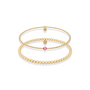 Birthstone Beaded Bracelet Stack – October - Bara Boheme