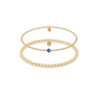 Birthstone Beaded Bracelet Stack – September - Bara Boheme