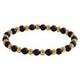 Black Anchor | Beaded Men's Bracelet - Bara Boheme