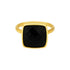 Black Onyx | Bezel Ring - Bara Boheme