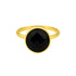 Black Onyx | Bezel Ring - Bara Boheme