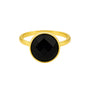 Black Onyx | Bezel Ring - Bara Boheme