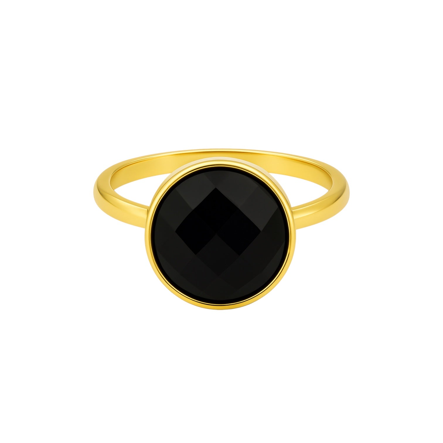 Black Onyx | Bezel Ring