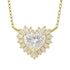Bliss | Pave Heart Pendant Necklace - Bara Boheme