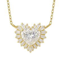 Bliss | Pave Heart Pendant Necklace