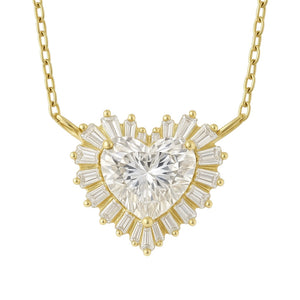 BLISS | Cubic Zirconia Heart Pendant Necklace