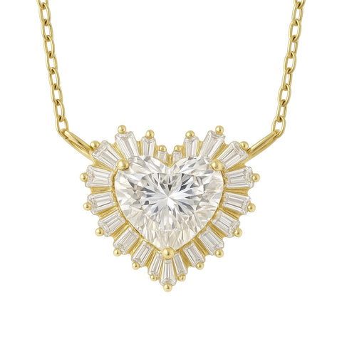 BLISS | Cubic Zirconia Heart Pendant Necklace