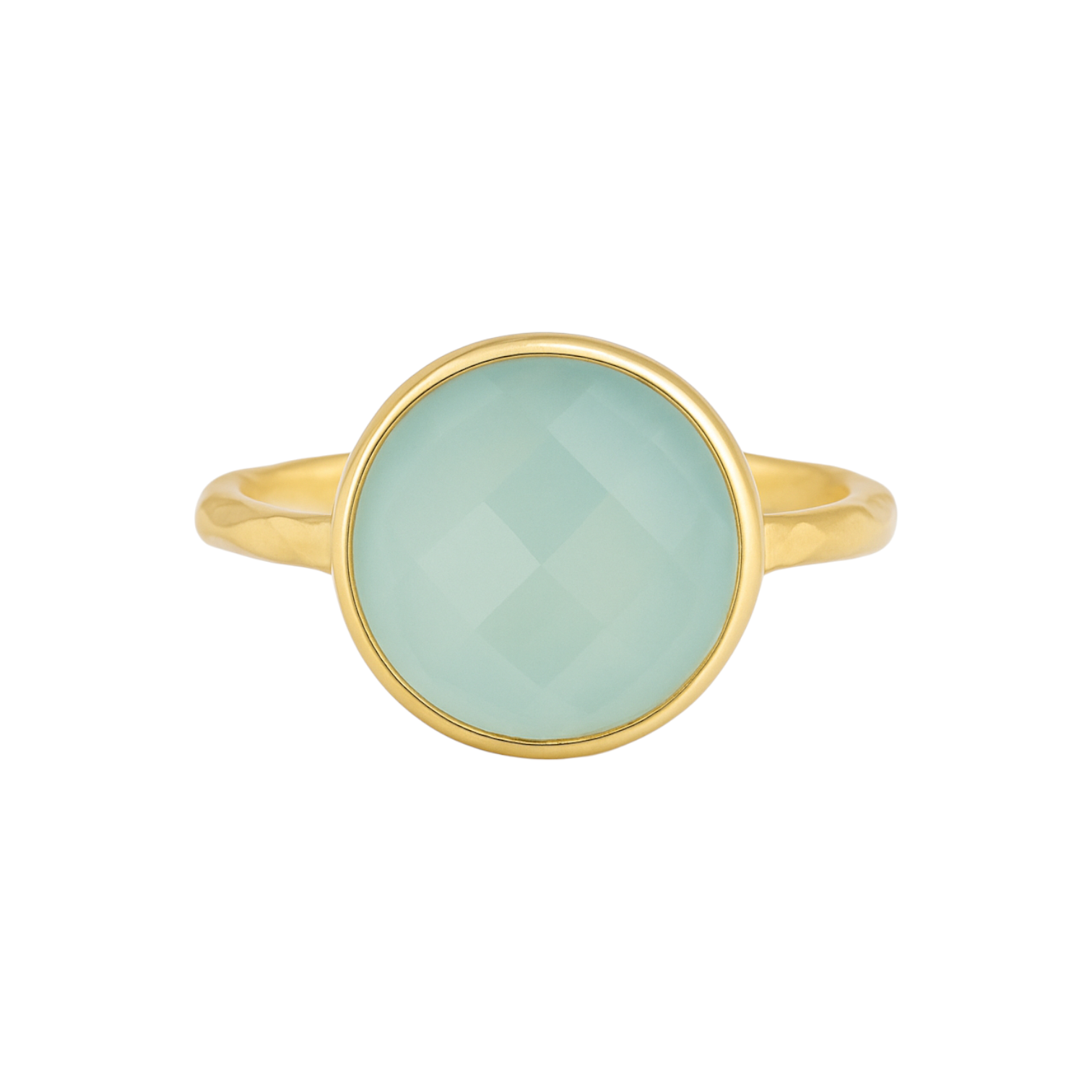 Blue Chalcedony | Bezel Ring