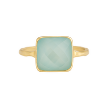 Blue Chalcedony | Bezel Ring