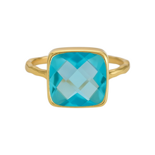 Blue Topaz | Bezel Ring