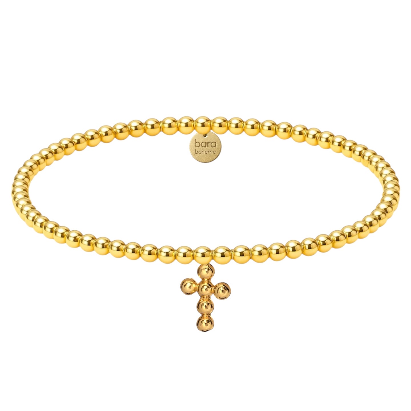 bubble cross beaded bracelet