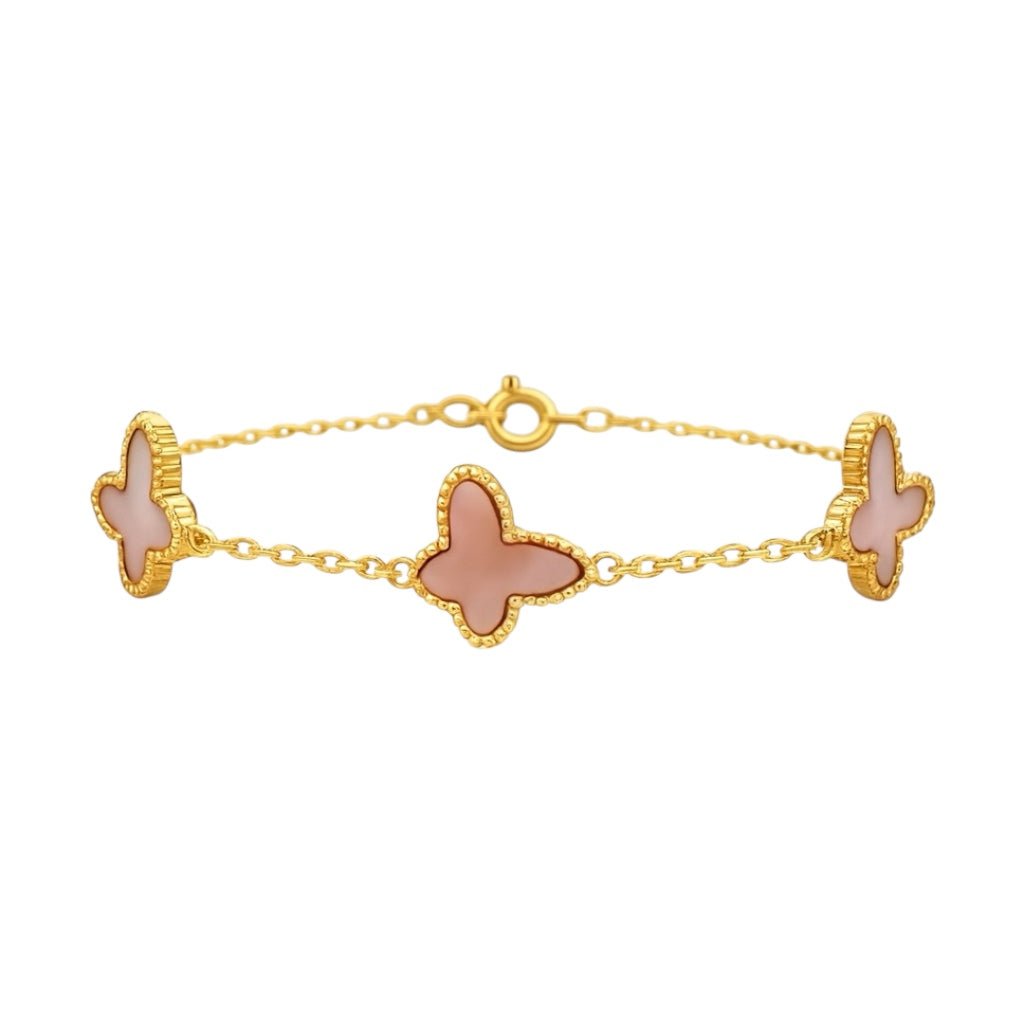 Butterfly BTY | Gold Plated Bracelet - Bara Boheme