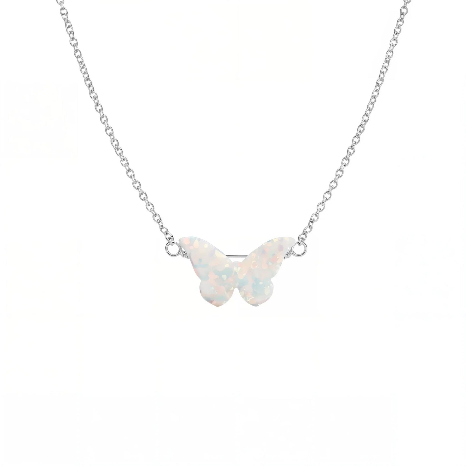 Butterfly | Opal Elite Chain Necklace - Bara Boheme