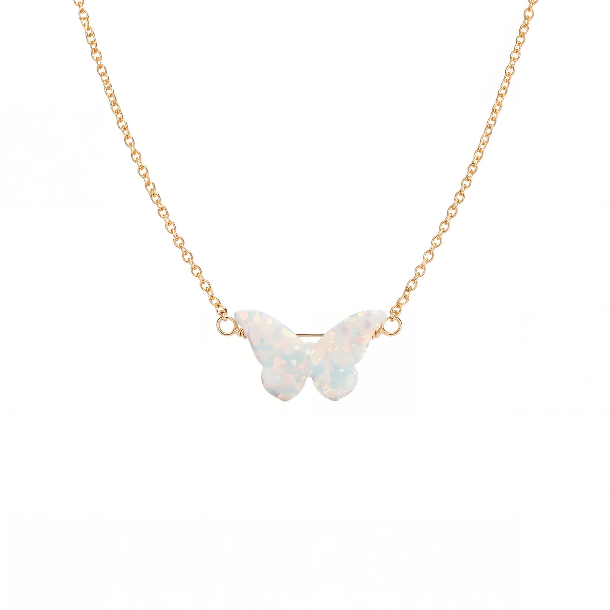 Butterfly | Opal Elite Chain Necklace - Bara Boheme