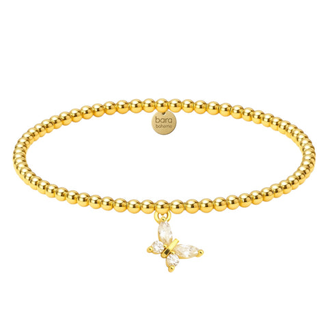 butterfly charm bracelet
