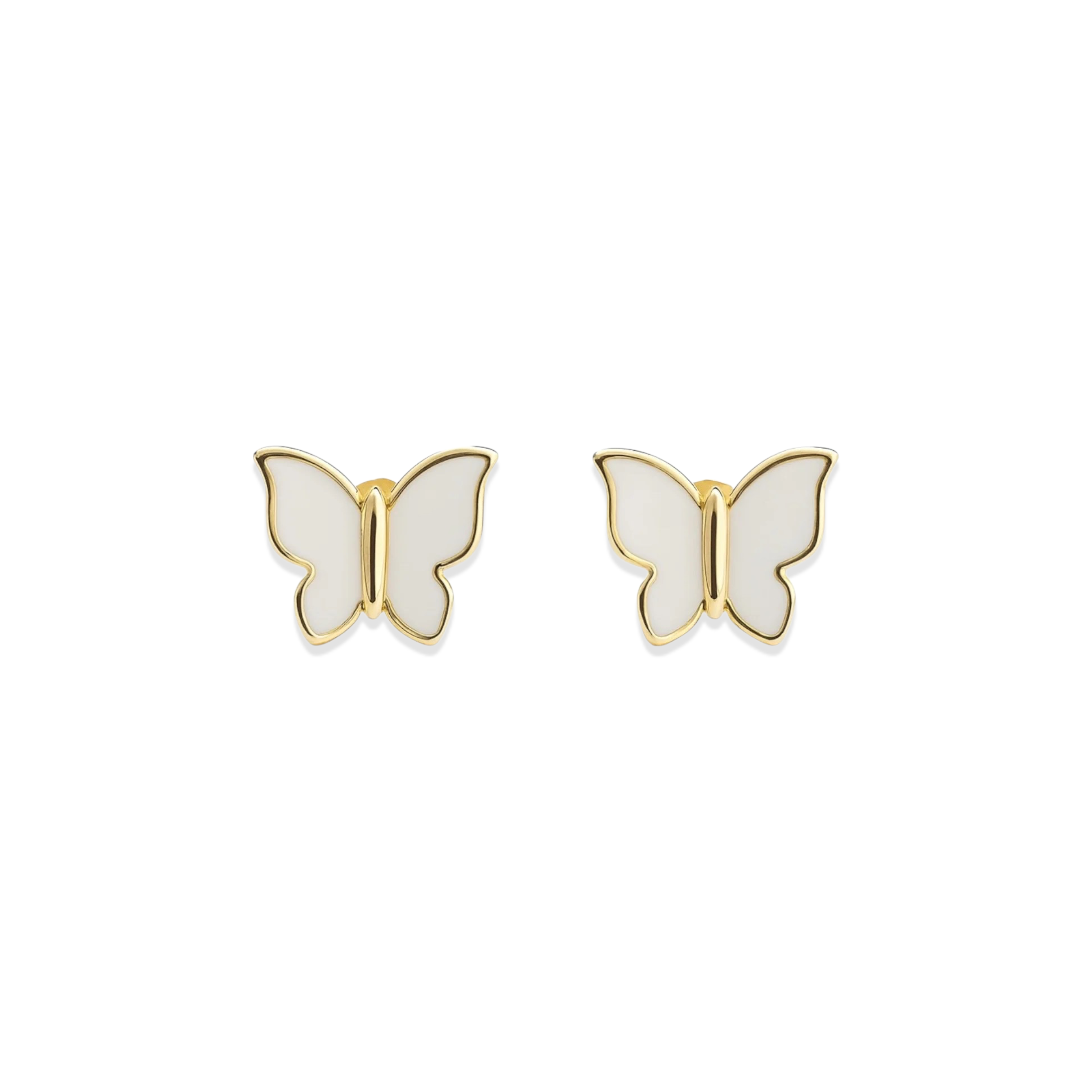 Butterfly | Enamel Stud Earrings