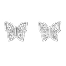Butterfly | Pave Stud Earrings