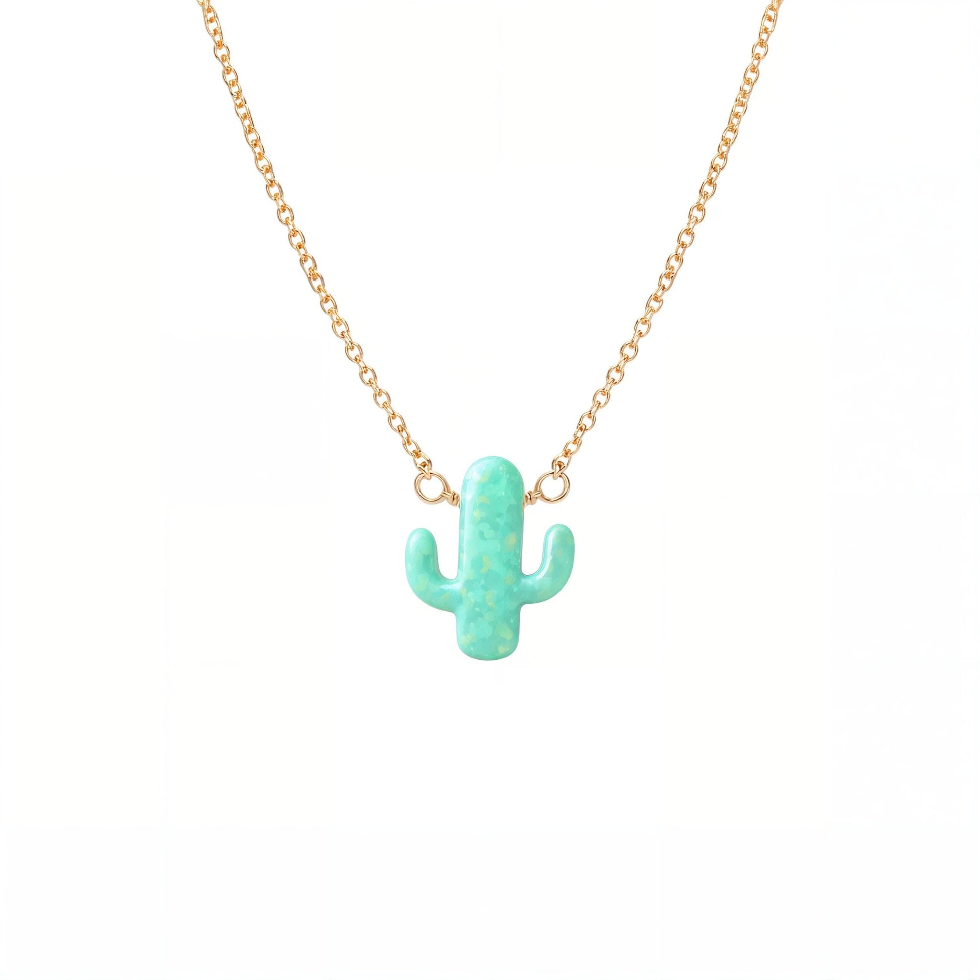 Cactus | Opal Elite Chain Necklace - Bara Boheme