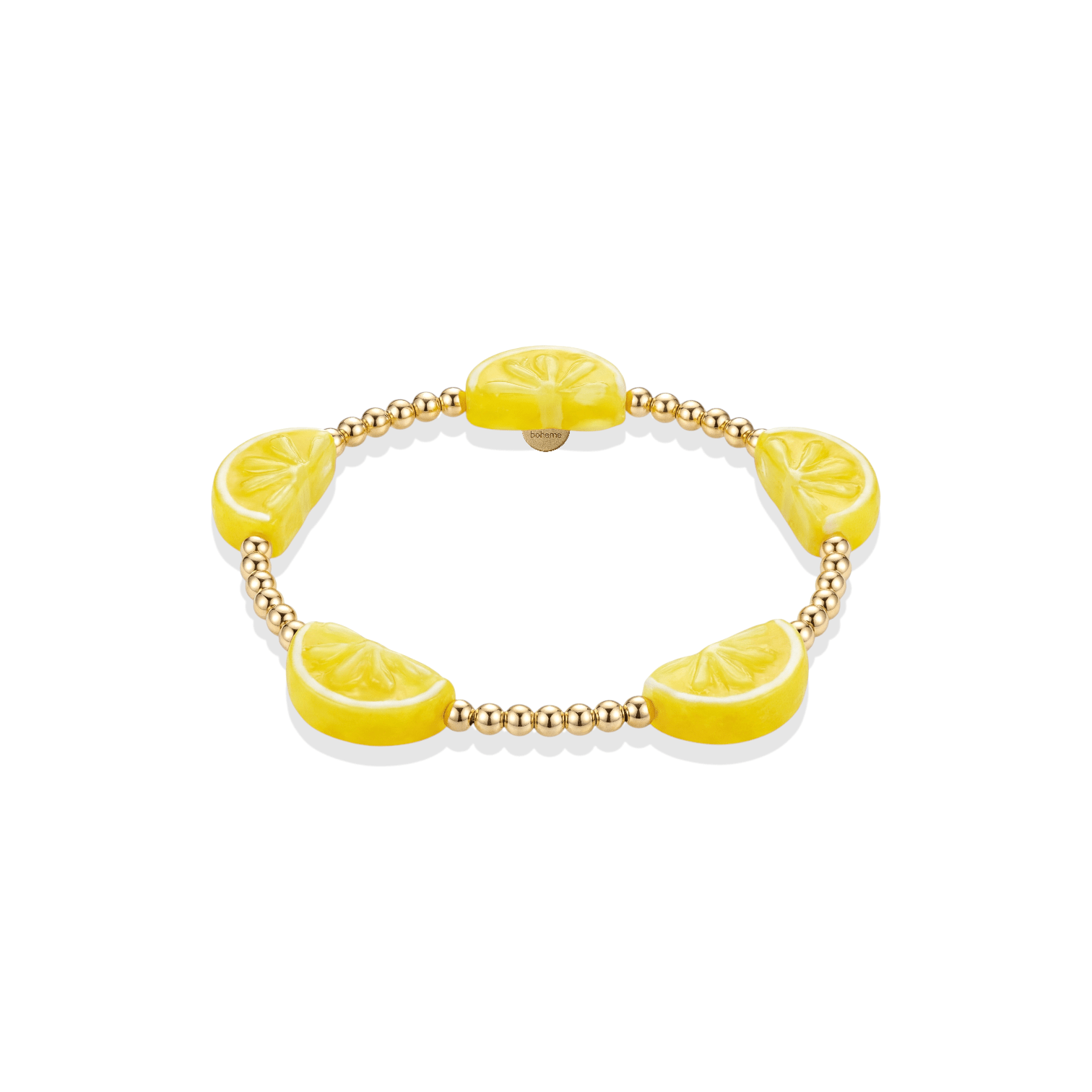 Capri Limoncello Beaded Bracelet - Bara Boheme