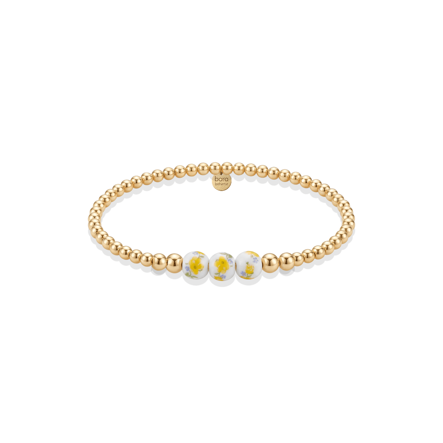 Capri Sole – Porcelain Beaded Bracelet - Bara Boheme