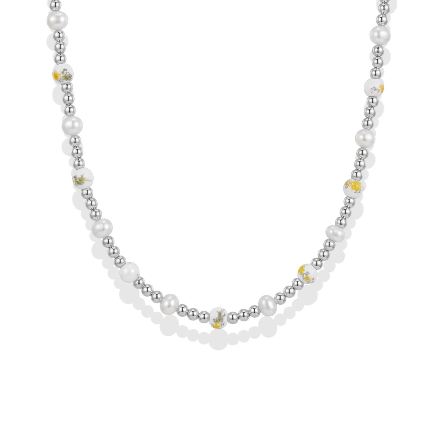 Capri Sorbe – Porcelain Beaded Necklace - Bara Boheme
