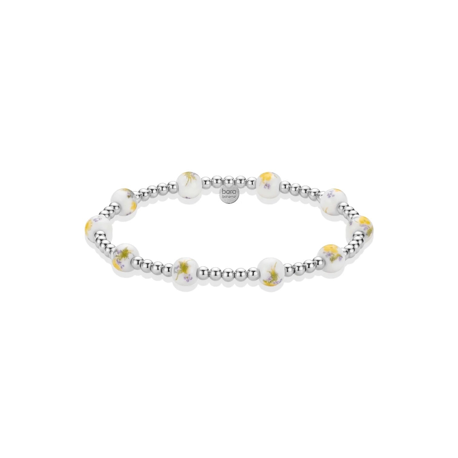 Capri Zest – Porcelain Beaded Bracelet - Bara Boheme