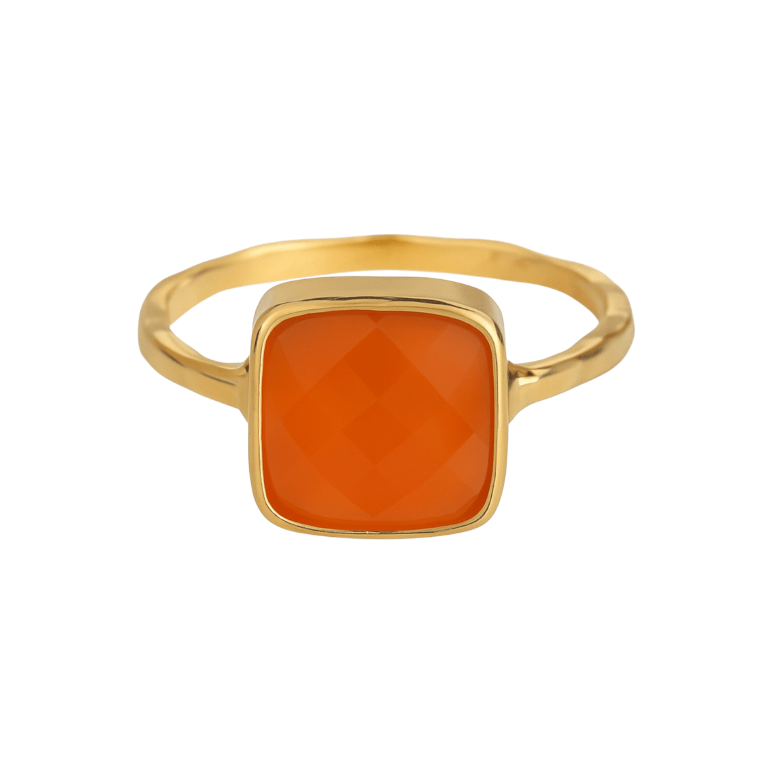 Carnelian | Bezel Ring - Bara Boheme