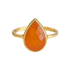 Carnelian | Bezel Ring - Bara Boheme