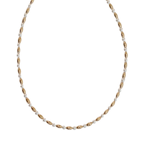 "CARRIE" 14k gold-filled & pearl beaded Choker/Necklace